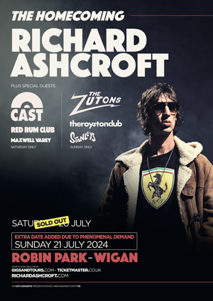 Richard Ashcroft concert poster