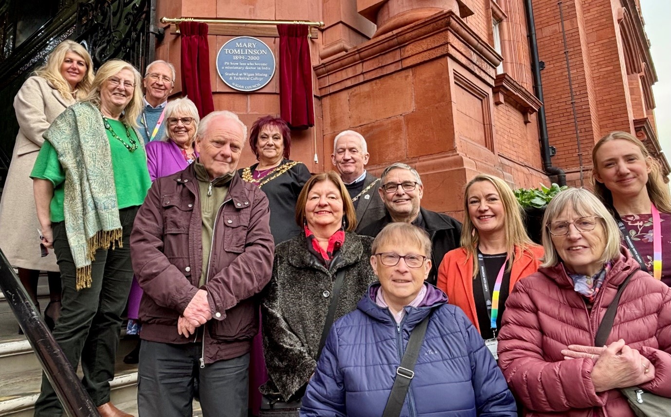 Mary Tomlinson blue plaque